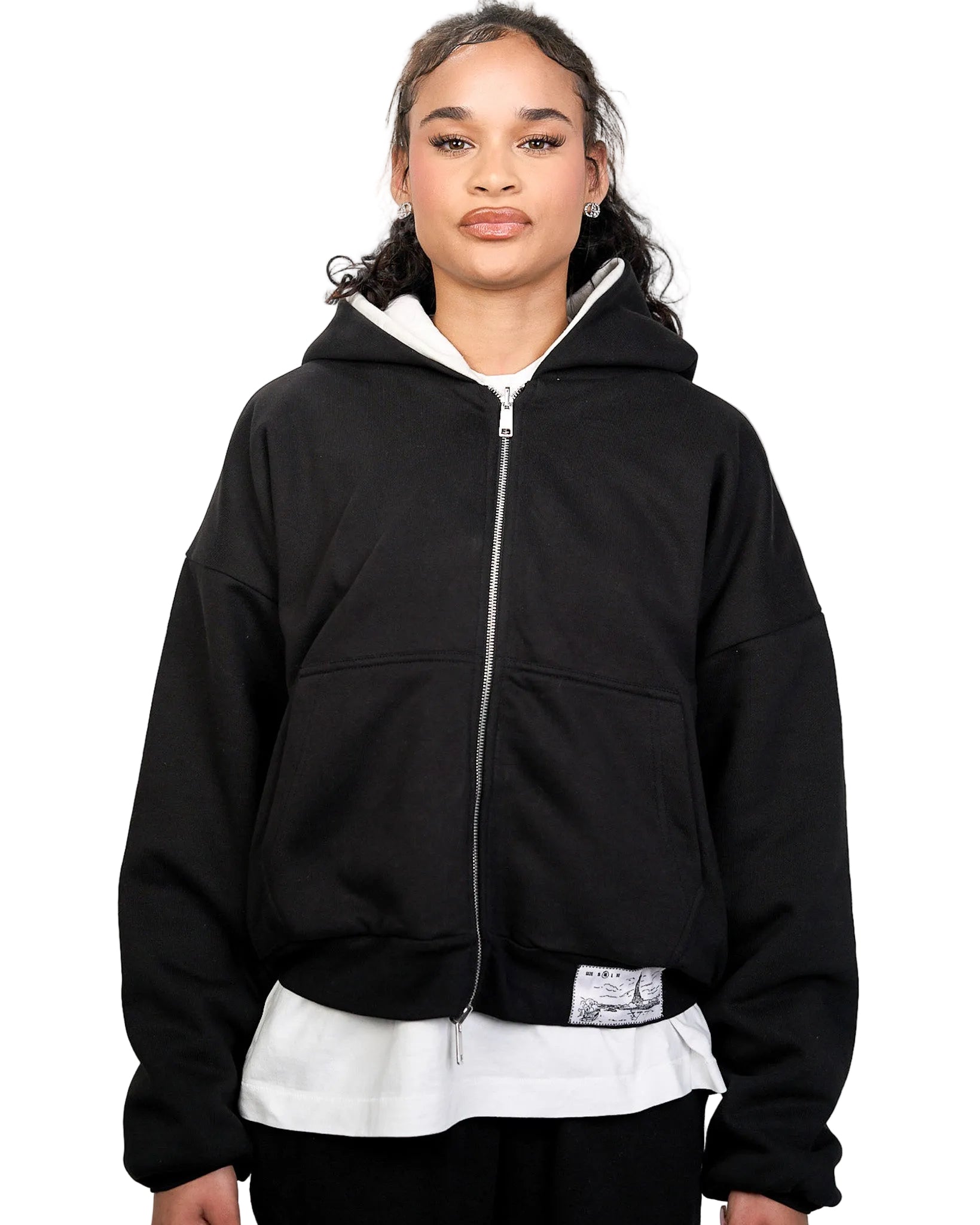 3 SIGNATURE ZIP - (DARK/LIGHT GREY)
