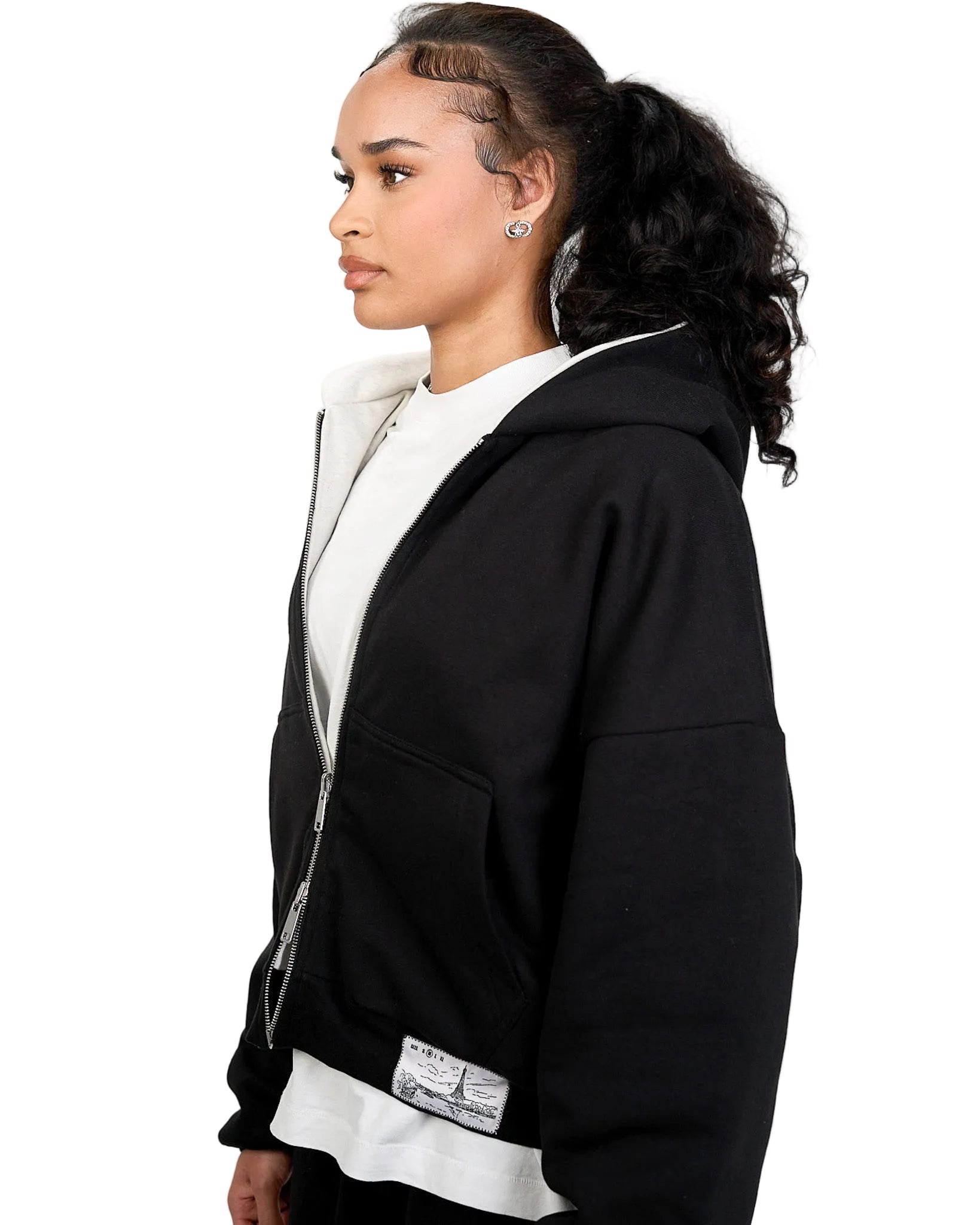3 SIGNATURE ZIP - (DARK/LIGHT GREY)