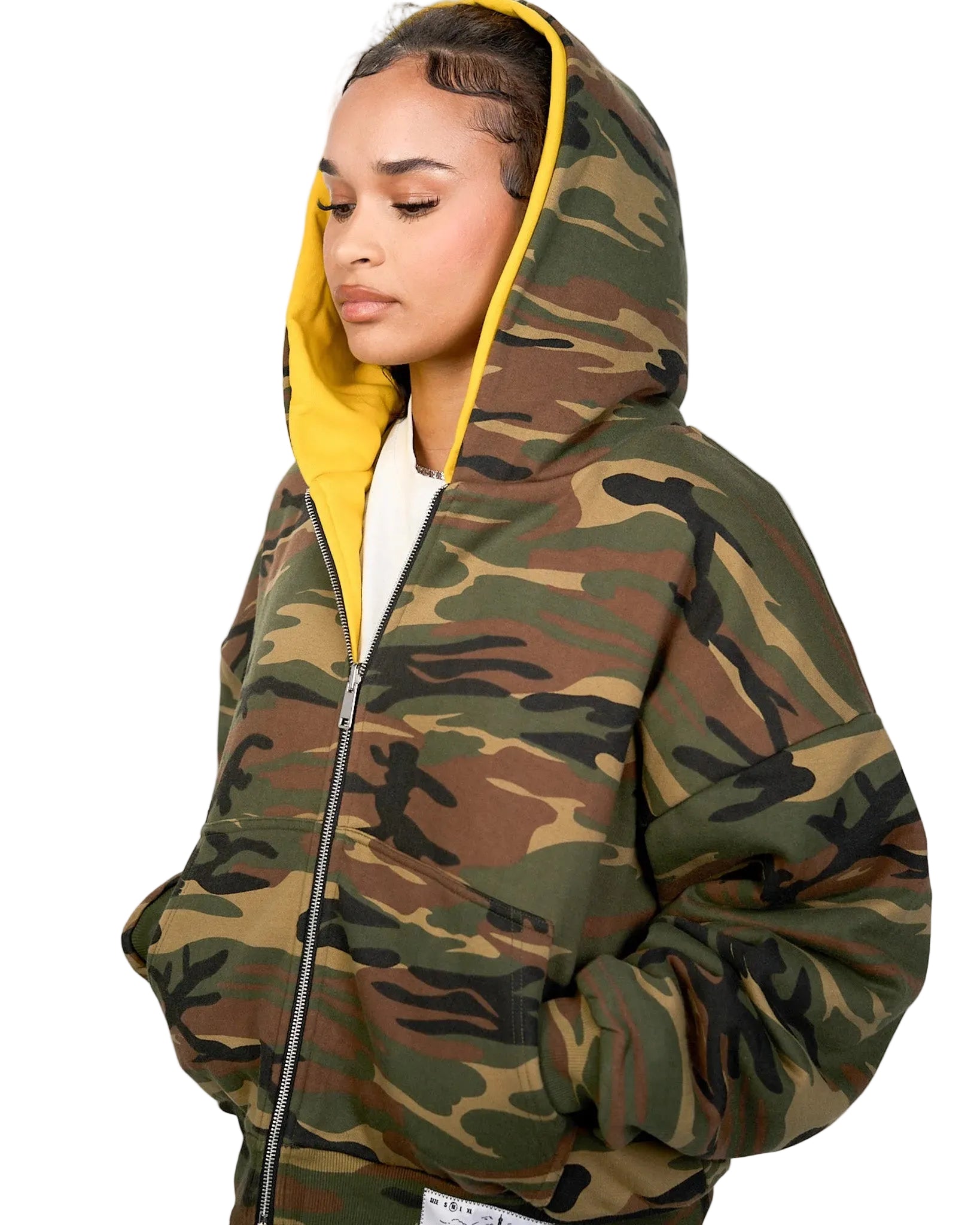 3 SIGNATURE ZIP - (CAMO/YELLOW)