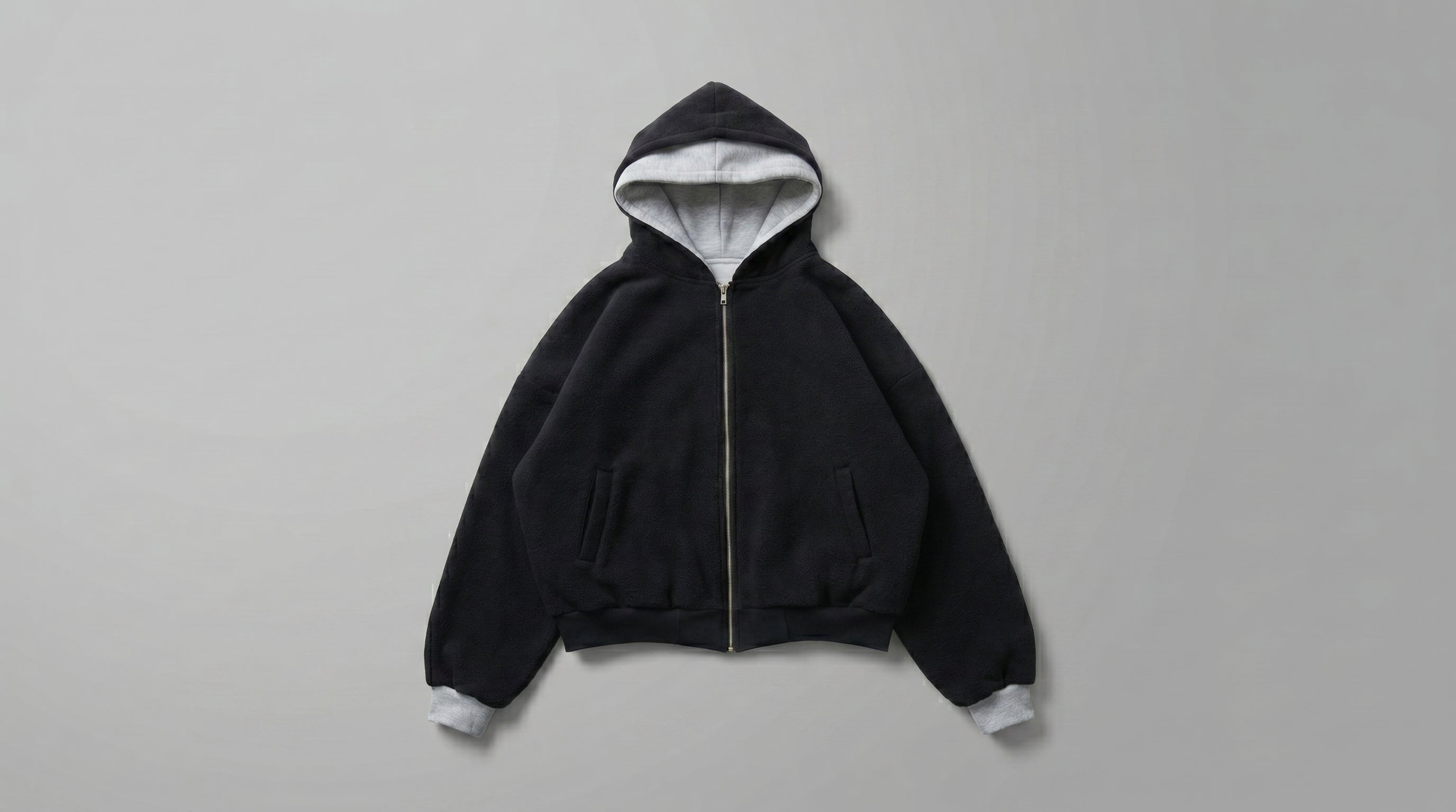 3 SIGNATURE ZIP - (DARK/LIGHT GREY)